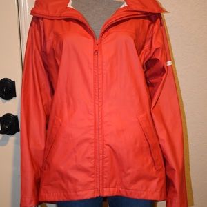 Ladies Columbia size medium hooded rain coat